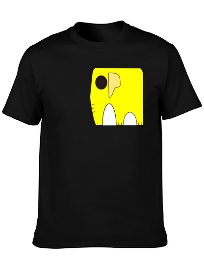 Cartoon Elephant Pocket T-Shirt