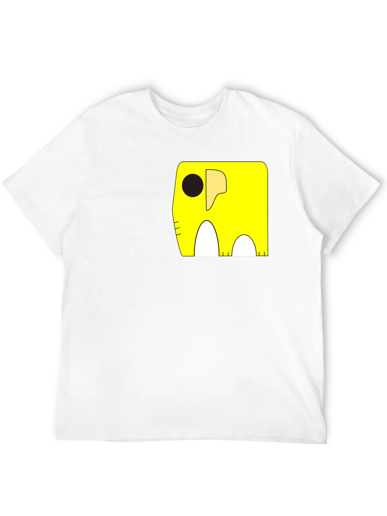 Cartoon Elephant Pocket T-Shirt