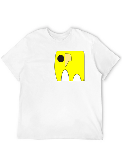Cartoon Elephant Pocket T-Shirt