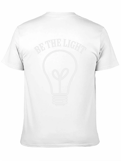 Be The Light Black Graphic T-Shirt