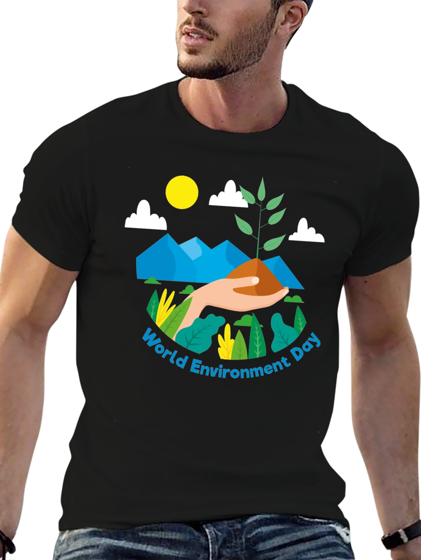 Eco-Friendly World Environment Day Graphic Tee
