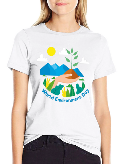 Eco-Friendly World Environment Day Graphic Tee