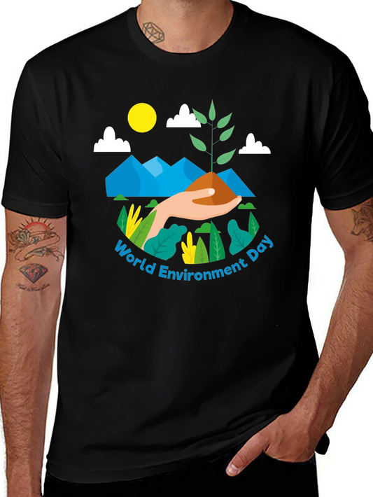 Eco-Friendly World Environment Day Graphic Tee