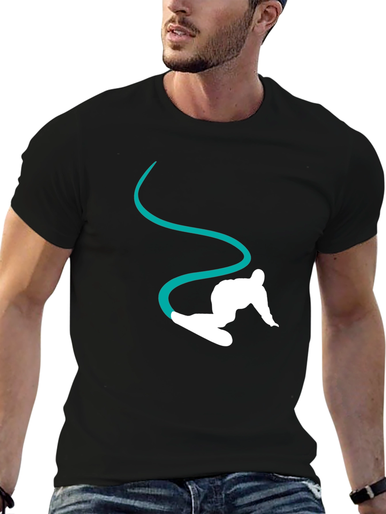 Snowboarder Graphic Tee - Ride the Wave in Style!