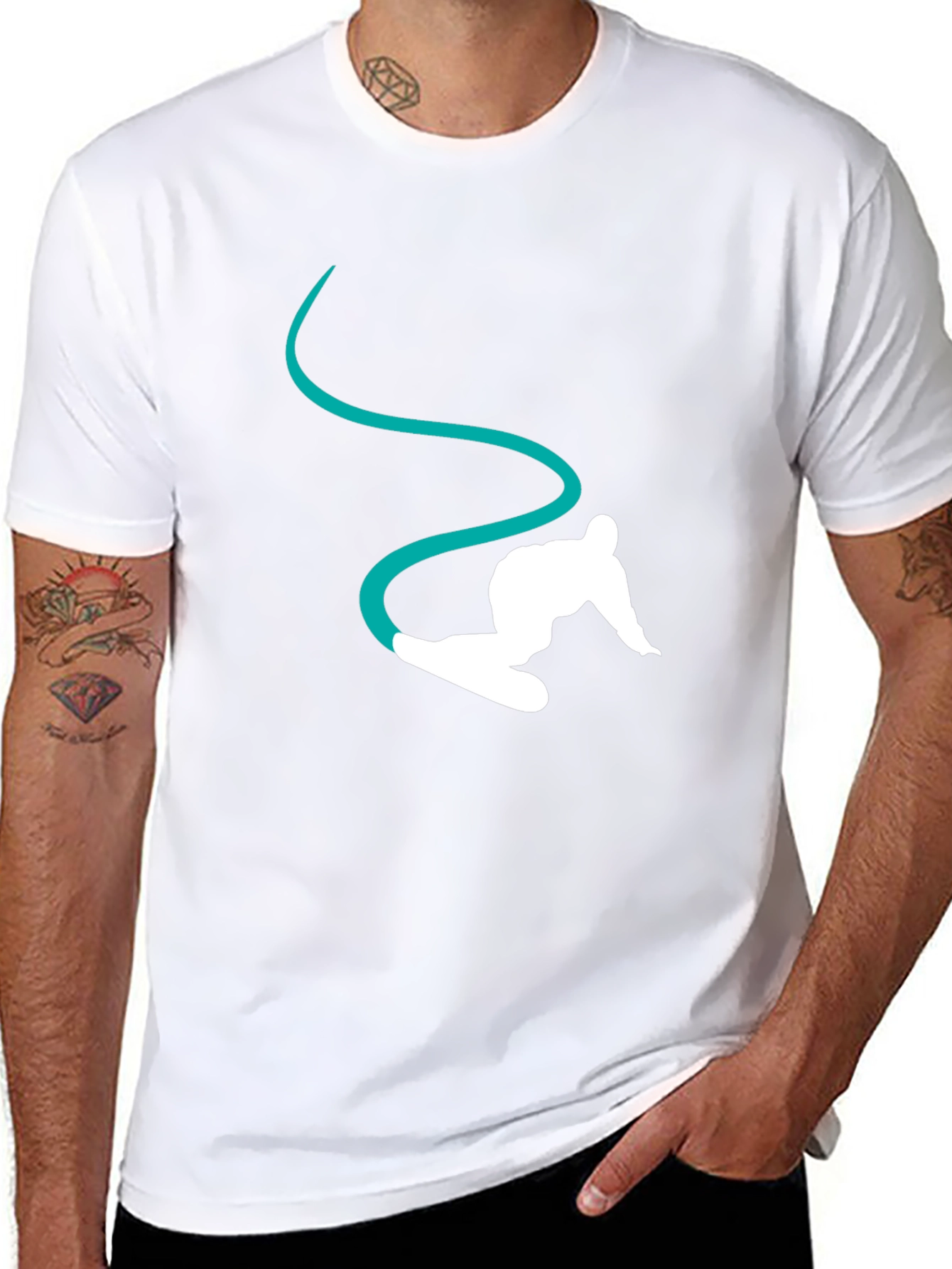Snowboarder Graphic Tee - Ride the Wave in Style!
