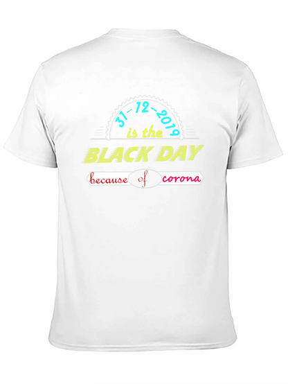 Black Day Corona Virus Graphic T-Shirt