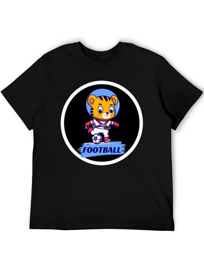 Tiger Astronaut Football T-Shirt