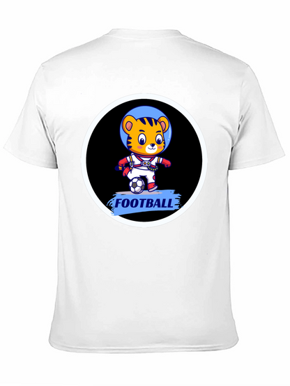 Tiger Astronaut Football T-Shirt
