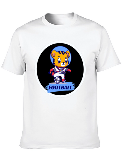 Tiger Astronaut Football T-Shirt