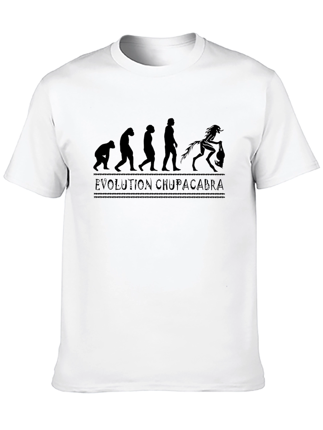 Evolution Chupacabra Graphic Tee - Black Cotton T-Shirt