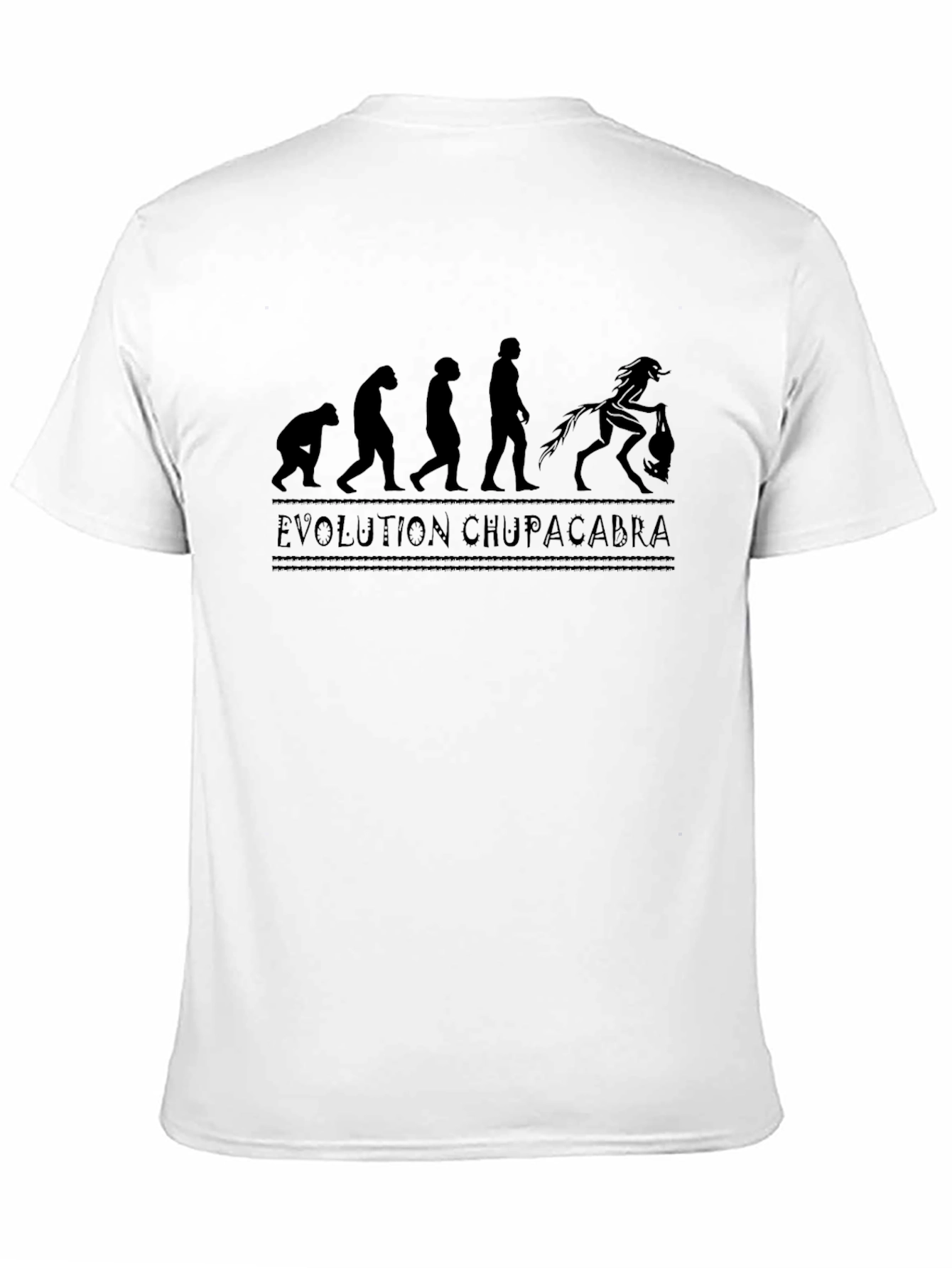 Evolution Chupacabra Graphic Tee - Black Cotton T-Shirt