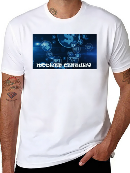 Modern Century Crypto Art NFT Black Tee