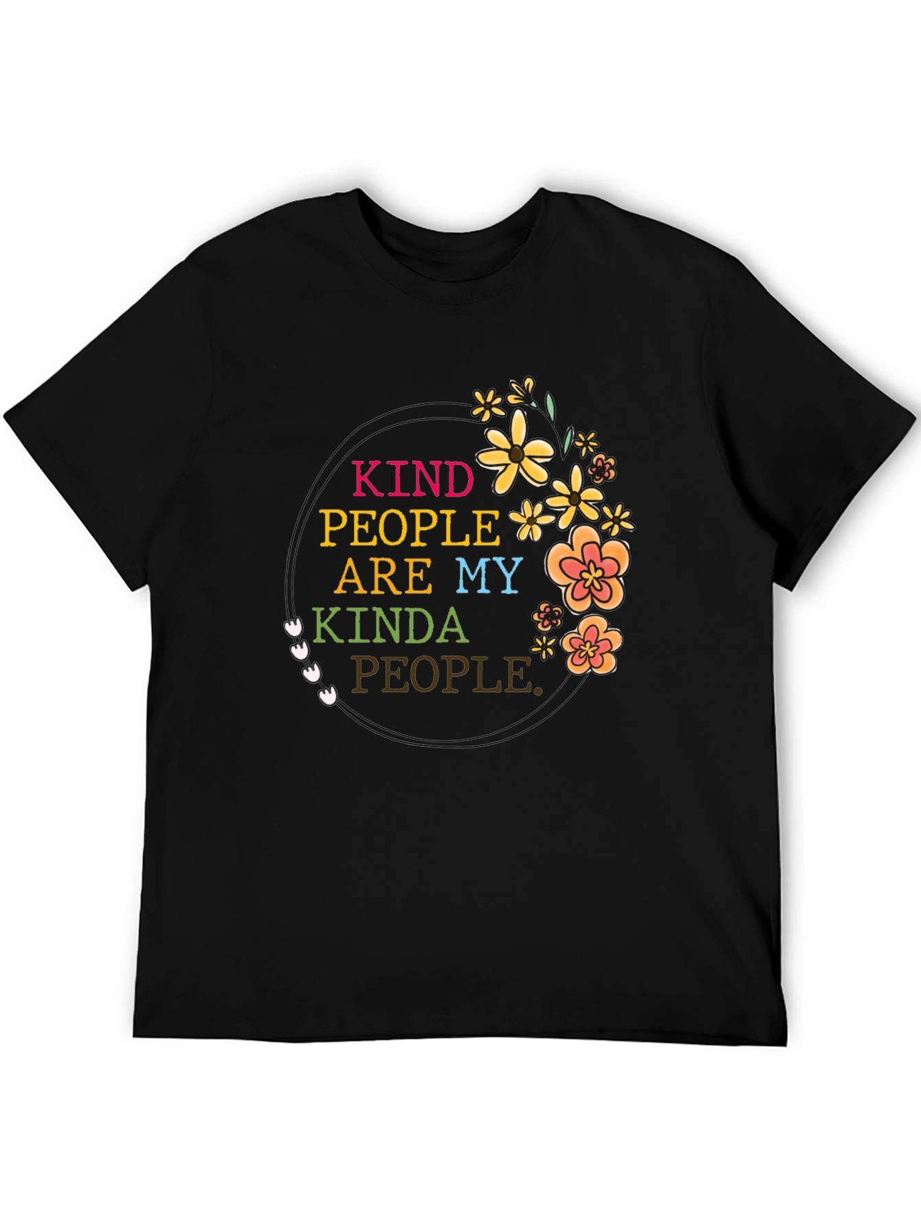 Kind People Flower Graphic Tee