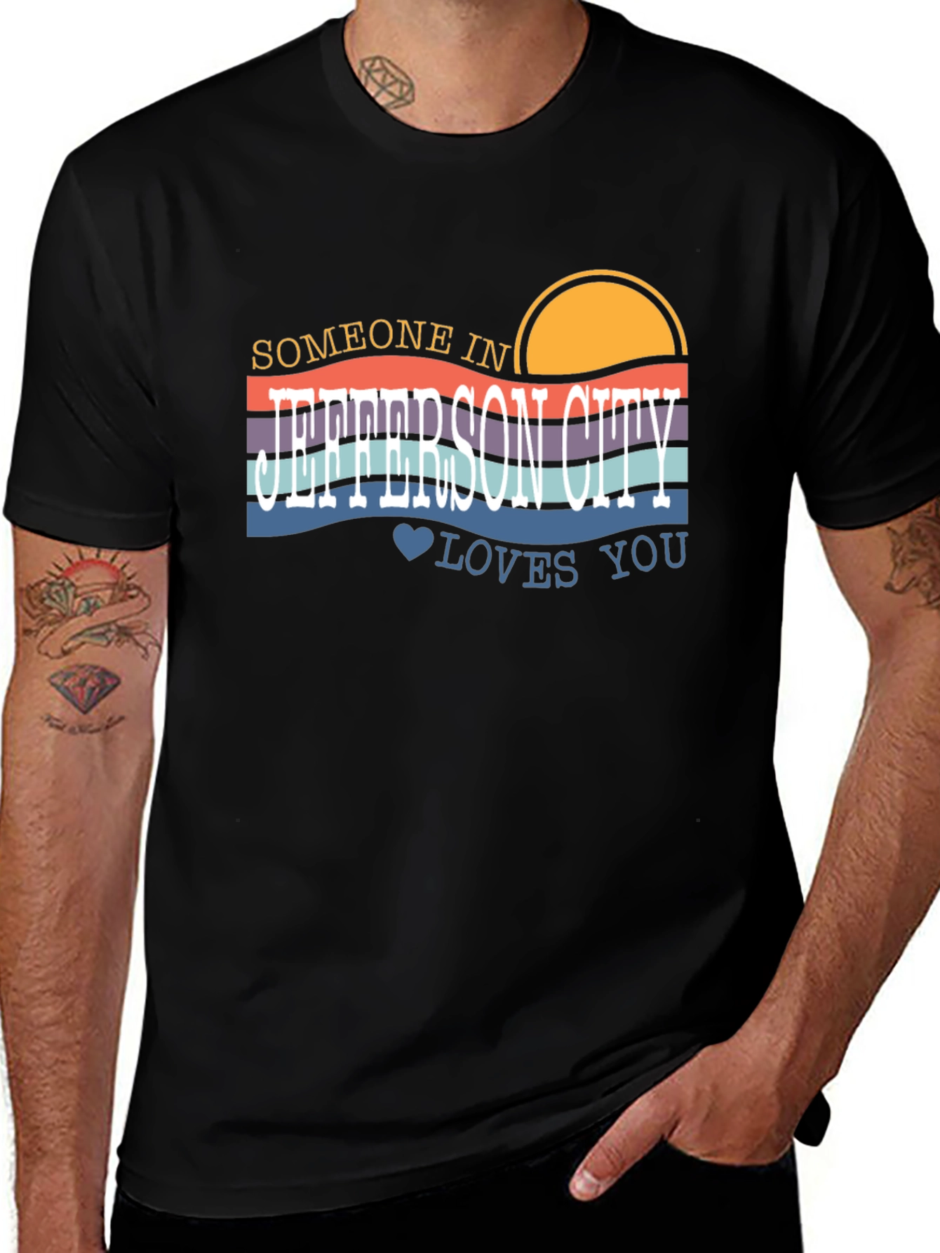 Jefferson City Loves You Graphic Tee