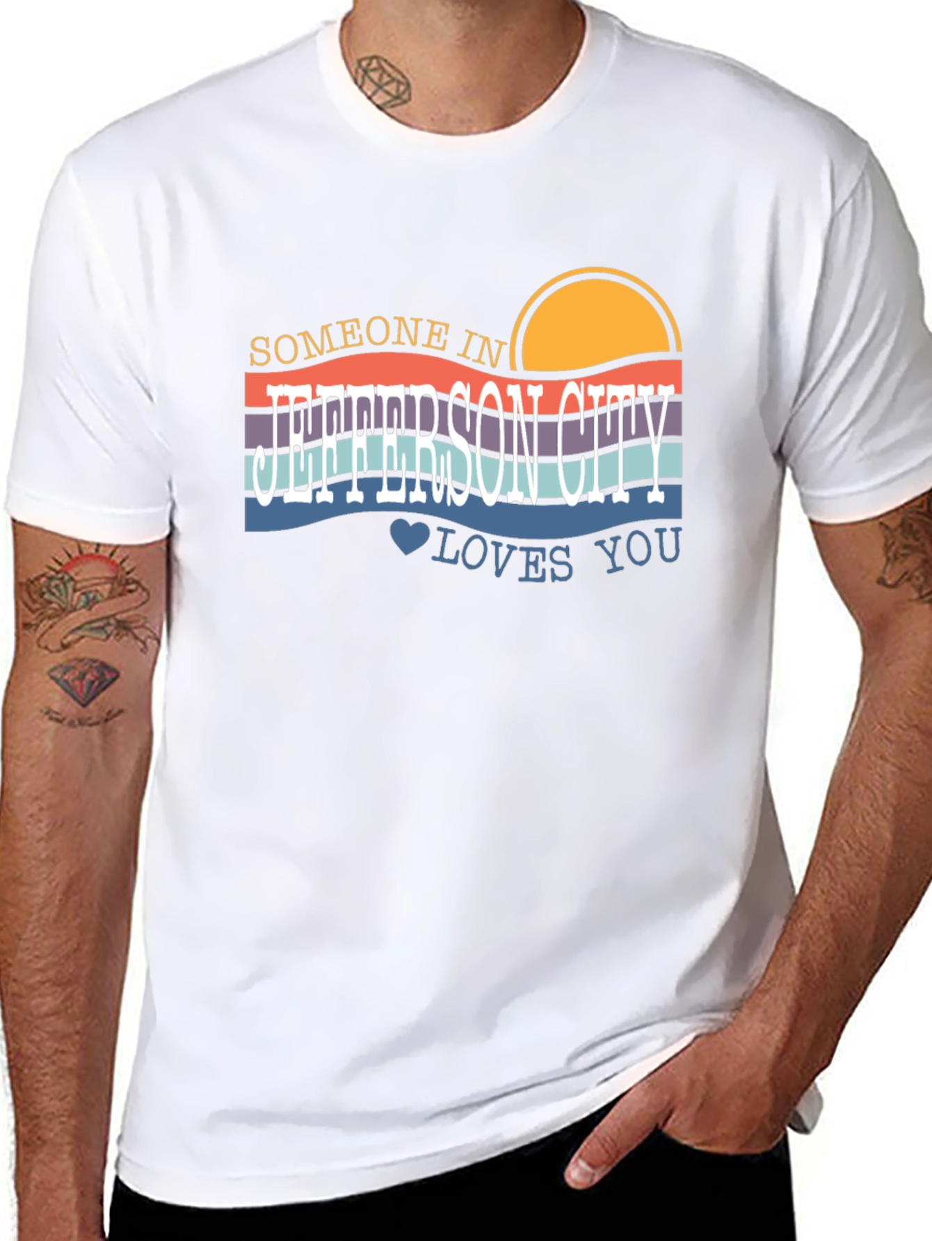 Jefferson City Loves You Graphic Tee