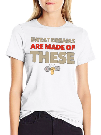 Sweat Dreams Gym T-Shirt - Black Workout Tee