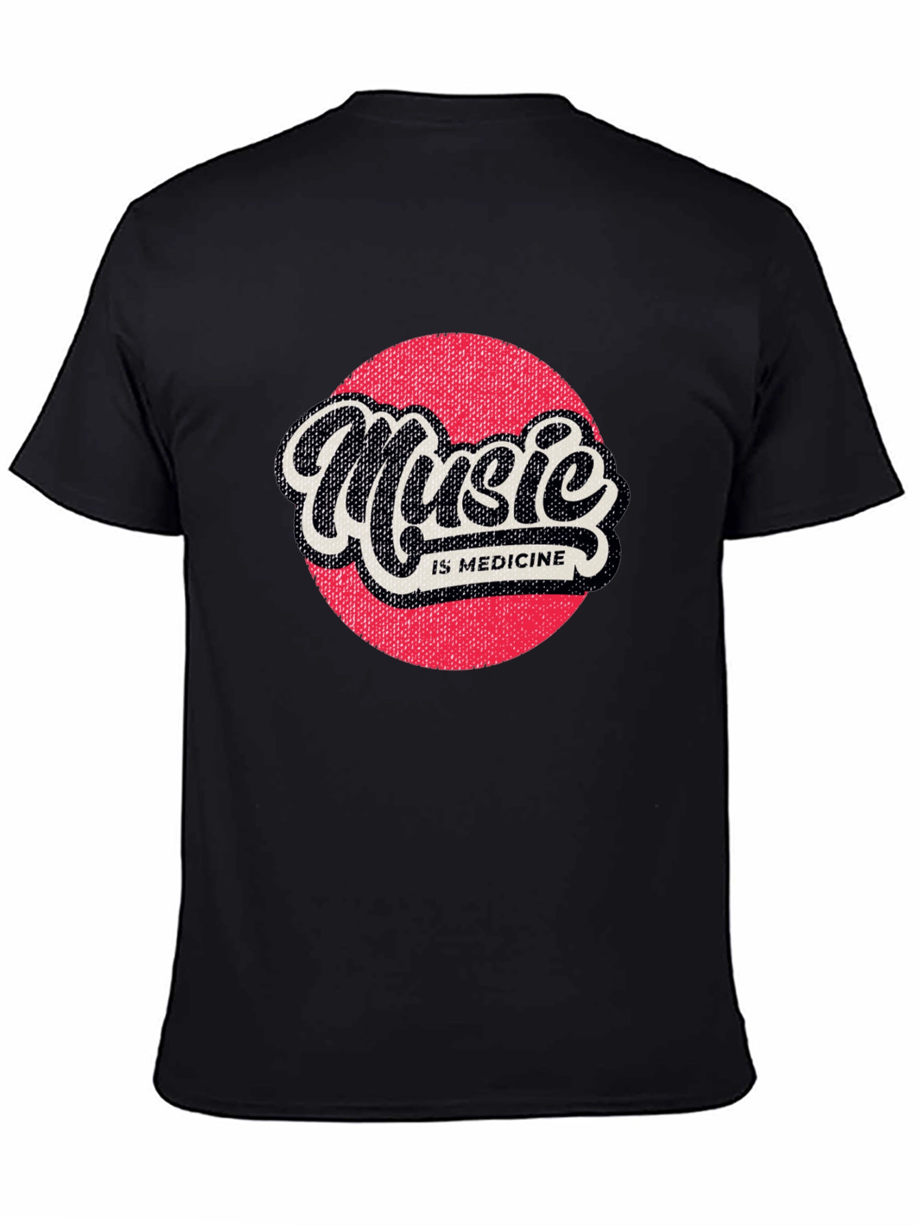 Music is Medicine Graphic Tee - Black