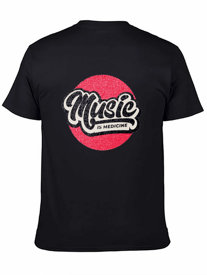 Music is Medicine Graphic Tee - Black