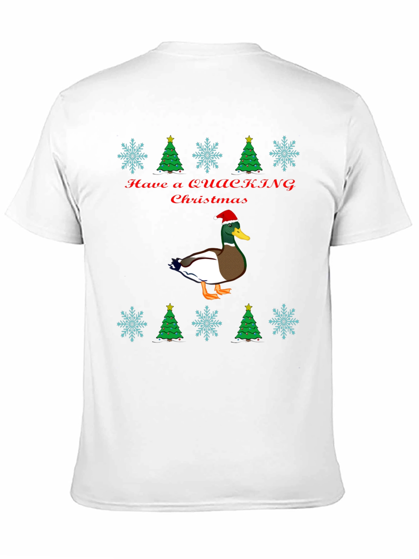 Quacking Christmas T-Shirt - Holiday Duck Tee