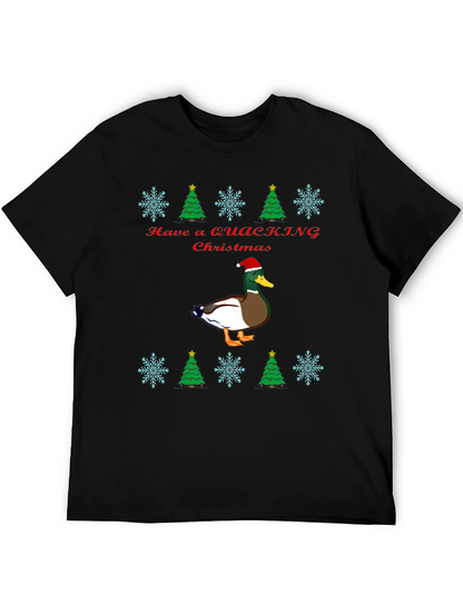 Quacking Christmas T-Shirt - Holiday Duck Tee