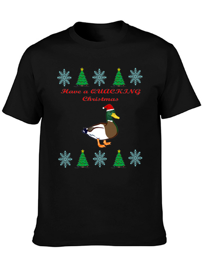 Quacking Christmas T-Shirt - Holiday Duck Tee