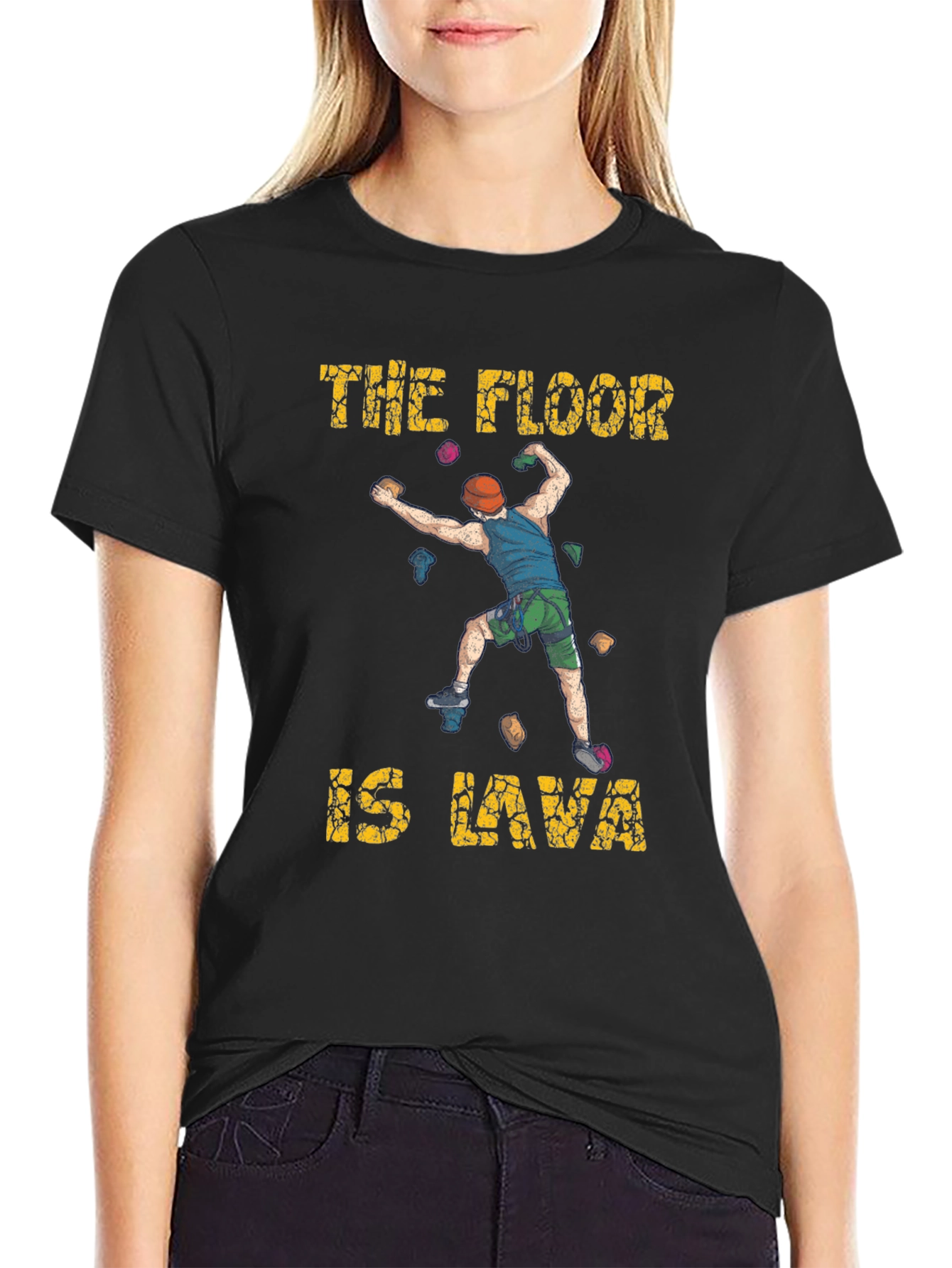The Floor Is Lava Climbing T-Shirt