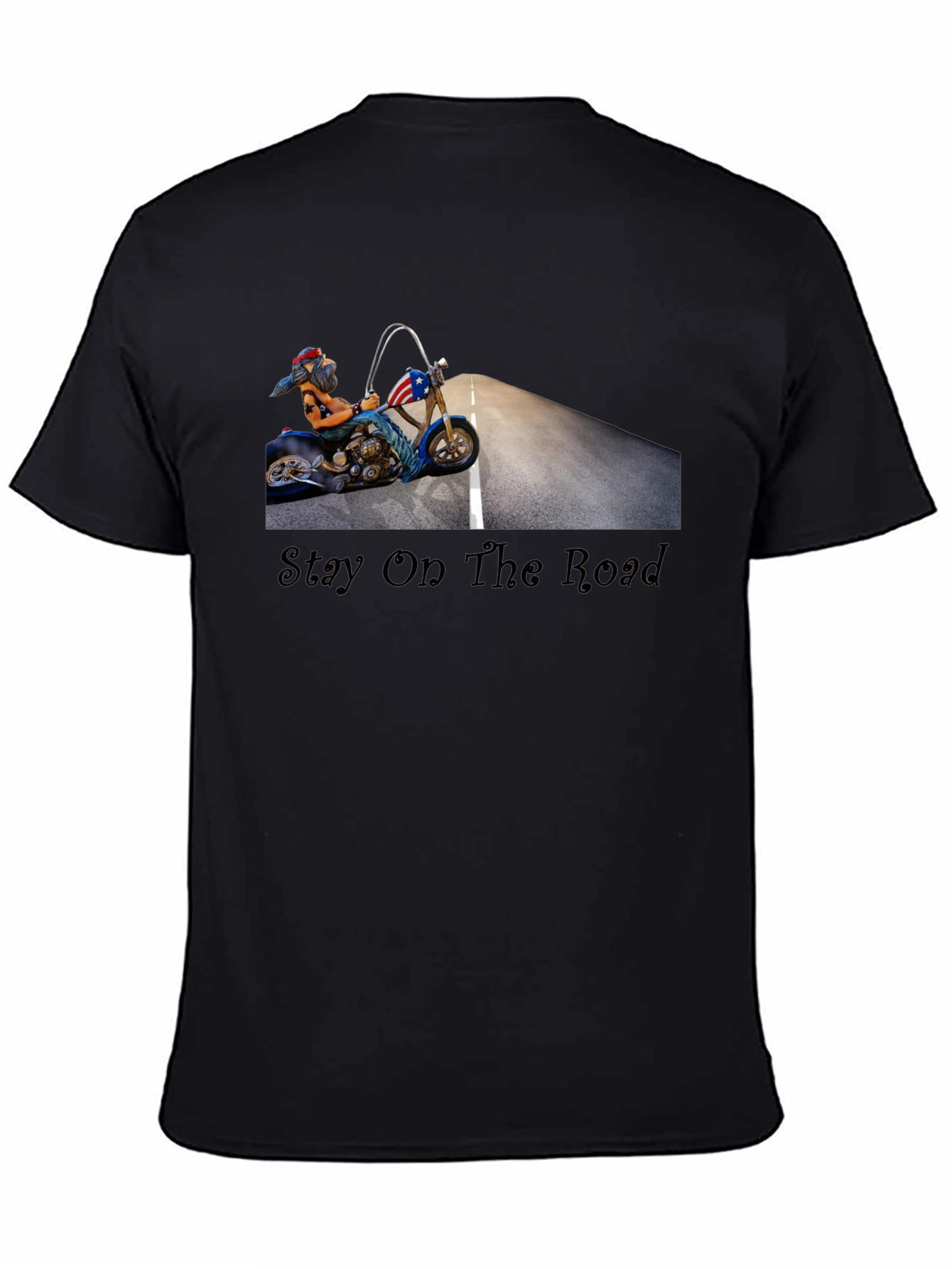 Stay On The Road Biker T-Shirt