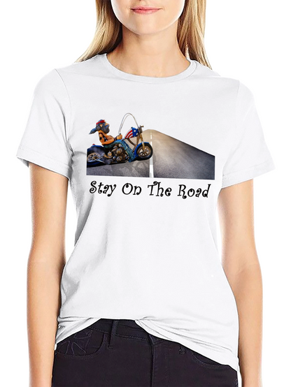 Stay On The Road Biker T-Shirt