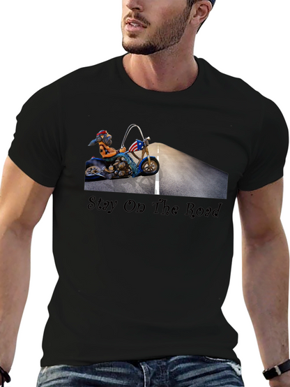 Stay On The Road Biker T-Shirt