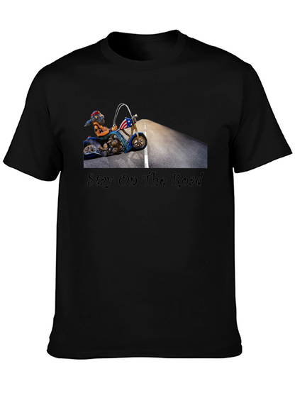 Stay On The Road Biker T-Shirt