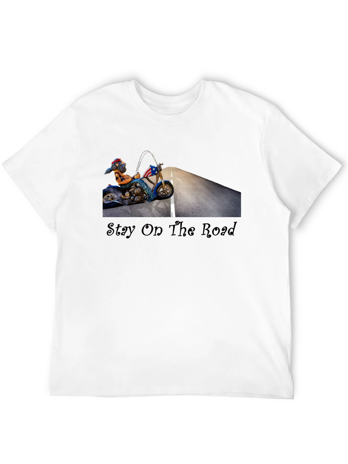 Stay On The Road Biker T-Shirt