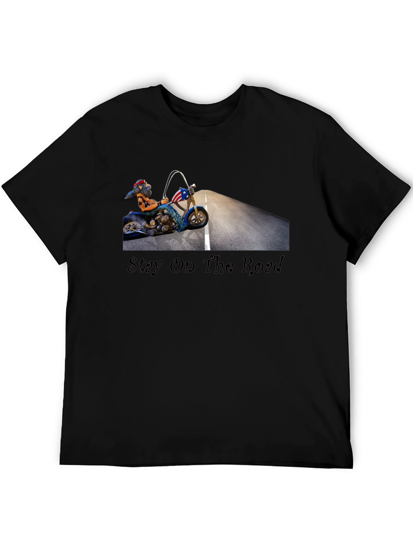 Stay On The Road Biker T-Shirt