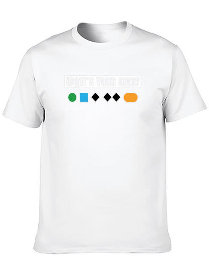 Whats Your Sign? T-Shirt Ski Trail Rating Tee