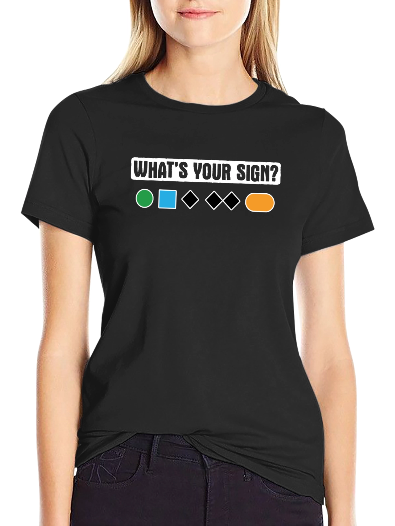 Whats Your Sign? T-Shirt Ski Trail Rating Tee
