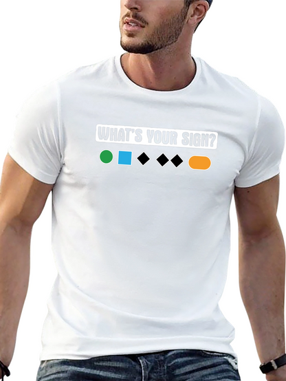 Whats Your Sign? T-Shirt Ski Trail Rating Tee