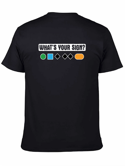 Whats Your Sign? T-Shirt Ski Trail Rating Tee