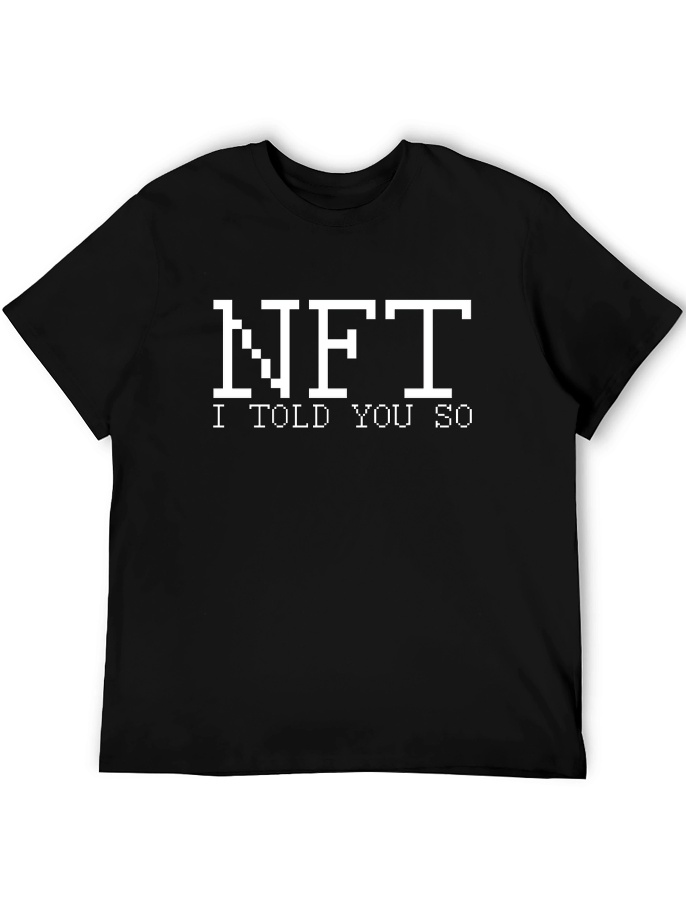 NFT I Told You So Graphic Tee - Black