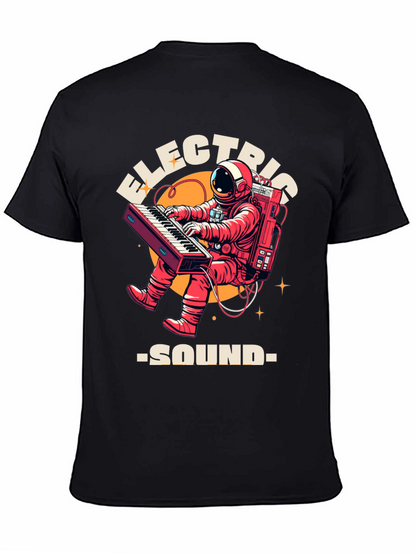 Electric Sound Astronaut T-Shirt - Space Keyboard Player