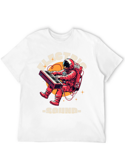 Electric Sound Astronaut T-Shirt - Space Keyboard Player