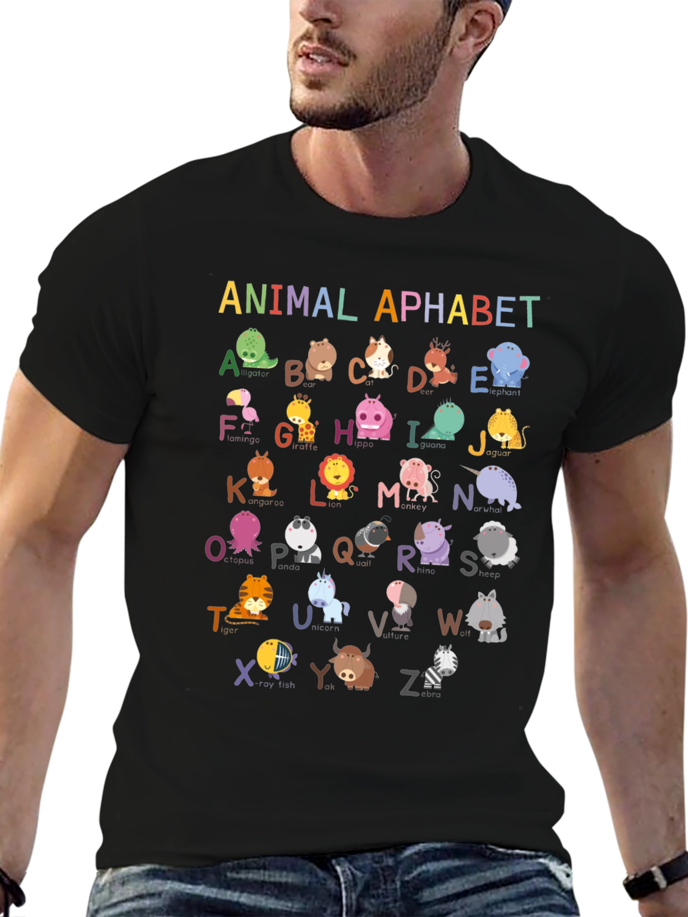 Animal Alphabet T-Shirt - Fun & Educational