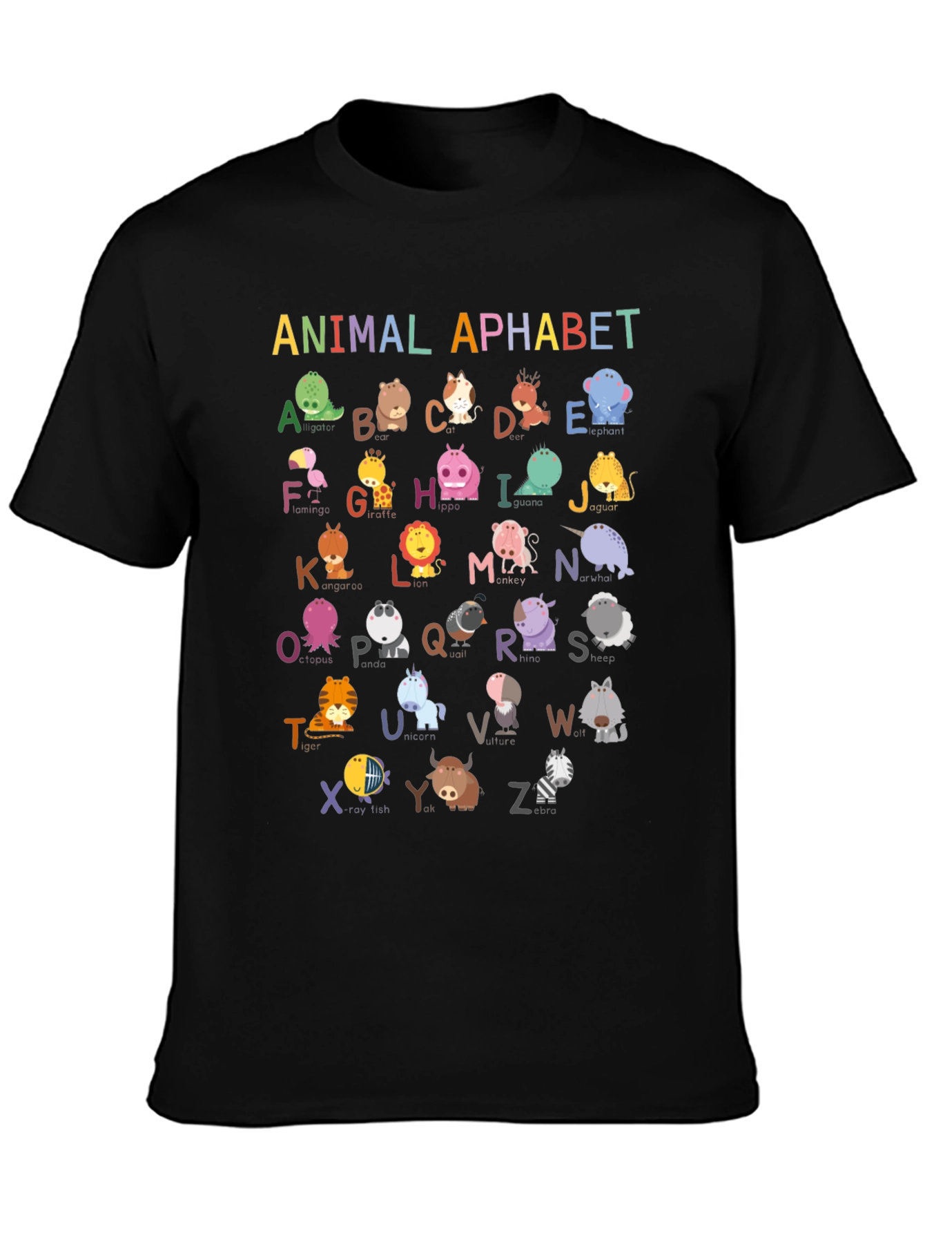 Animal Alphabet T-Shirt - Fun & Educational