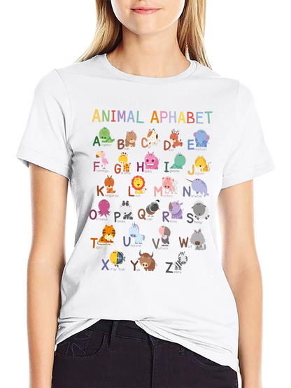 Animal Alphabet T-Shirt - Fun & Educational