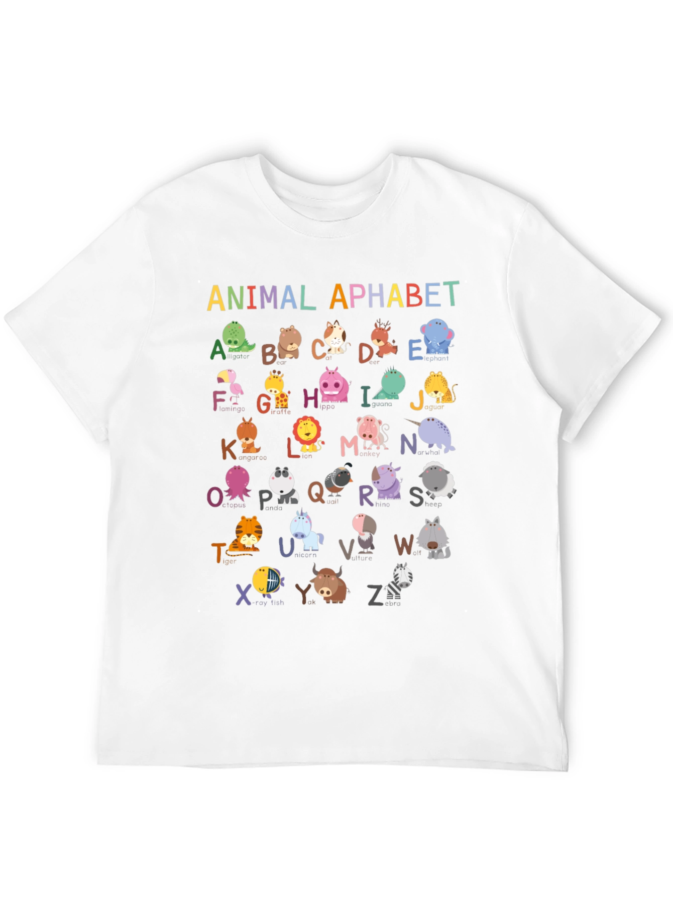 Animal Alphabet T-Shirt - Fun & Educational