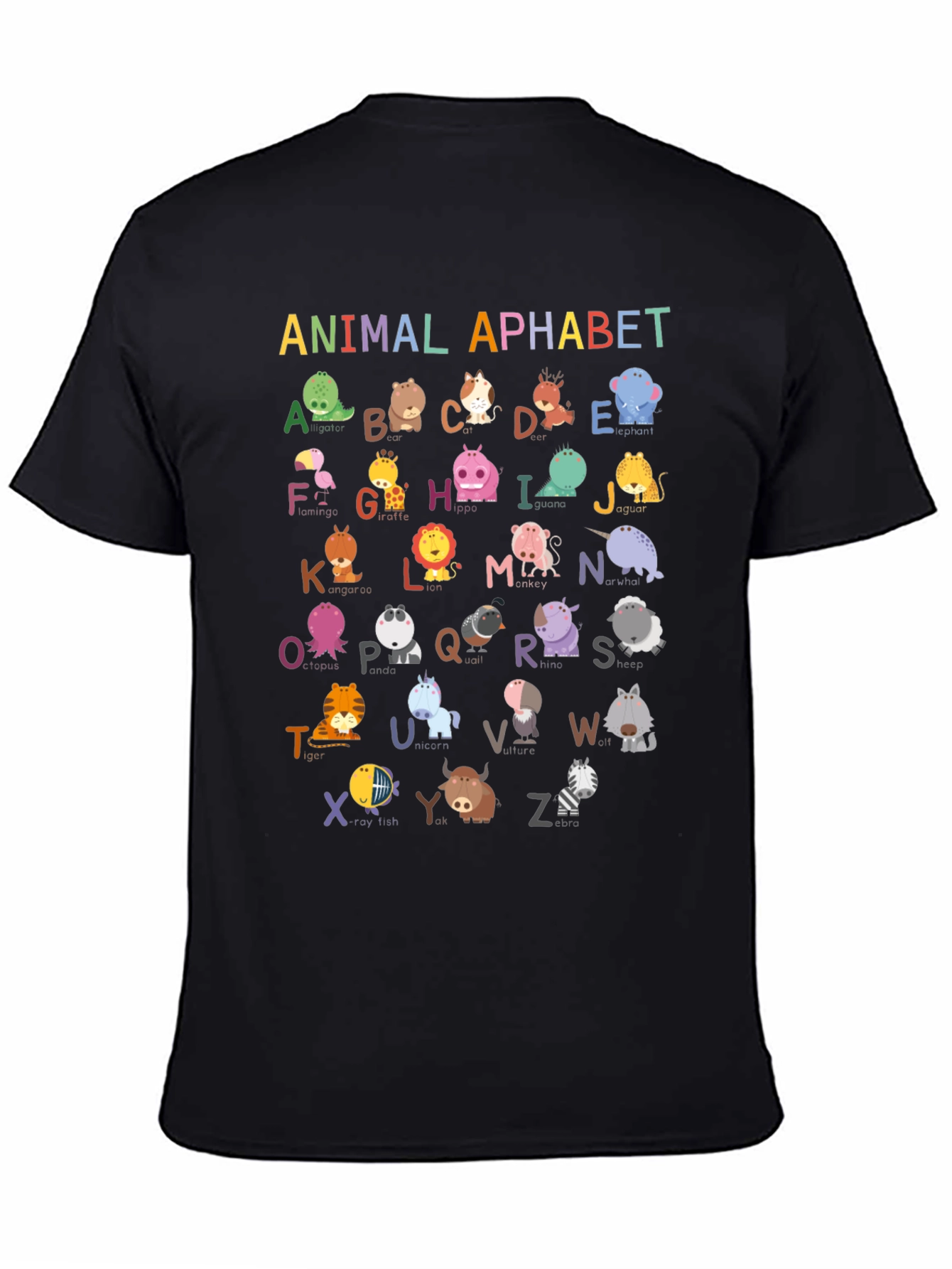 Animal Alphabet T-Shirt - Fun & Educational