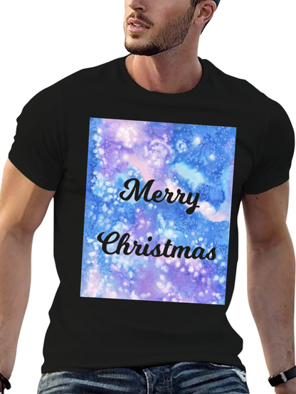 Merry Christmas Watercolor T-Shirt
