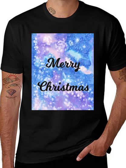 Merry Christmas Watercolor T-Shirt