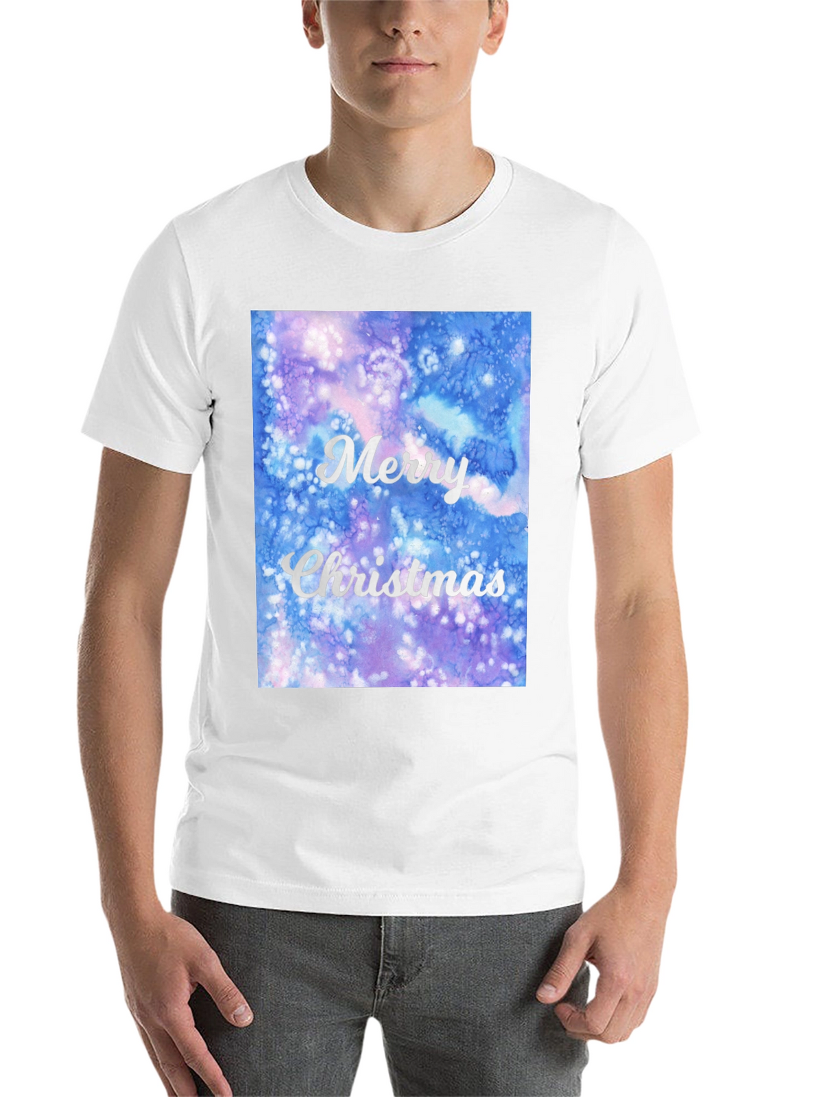 Merry Christmas Watercolor T-Shirt