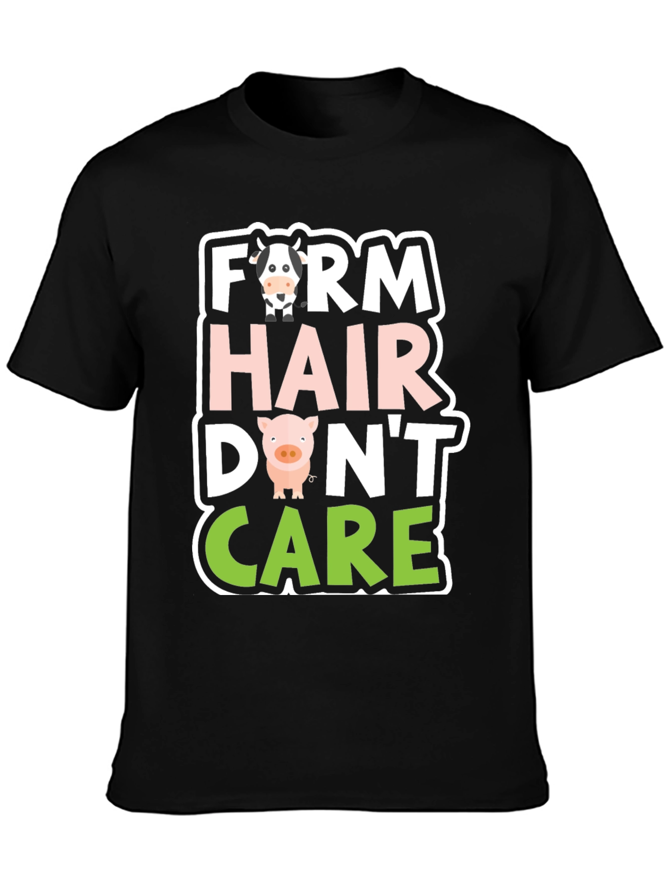 Farm Hair Dont Care Graphic T-Shirt