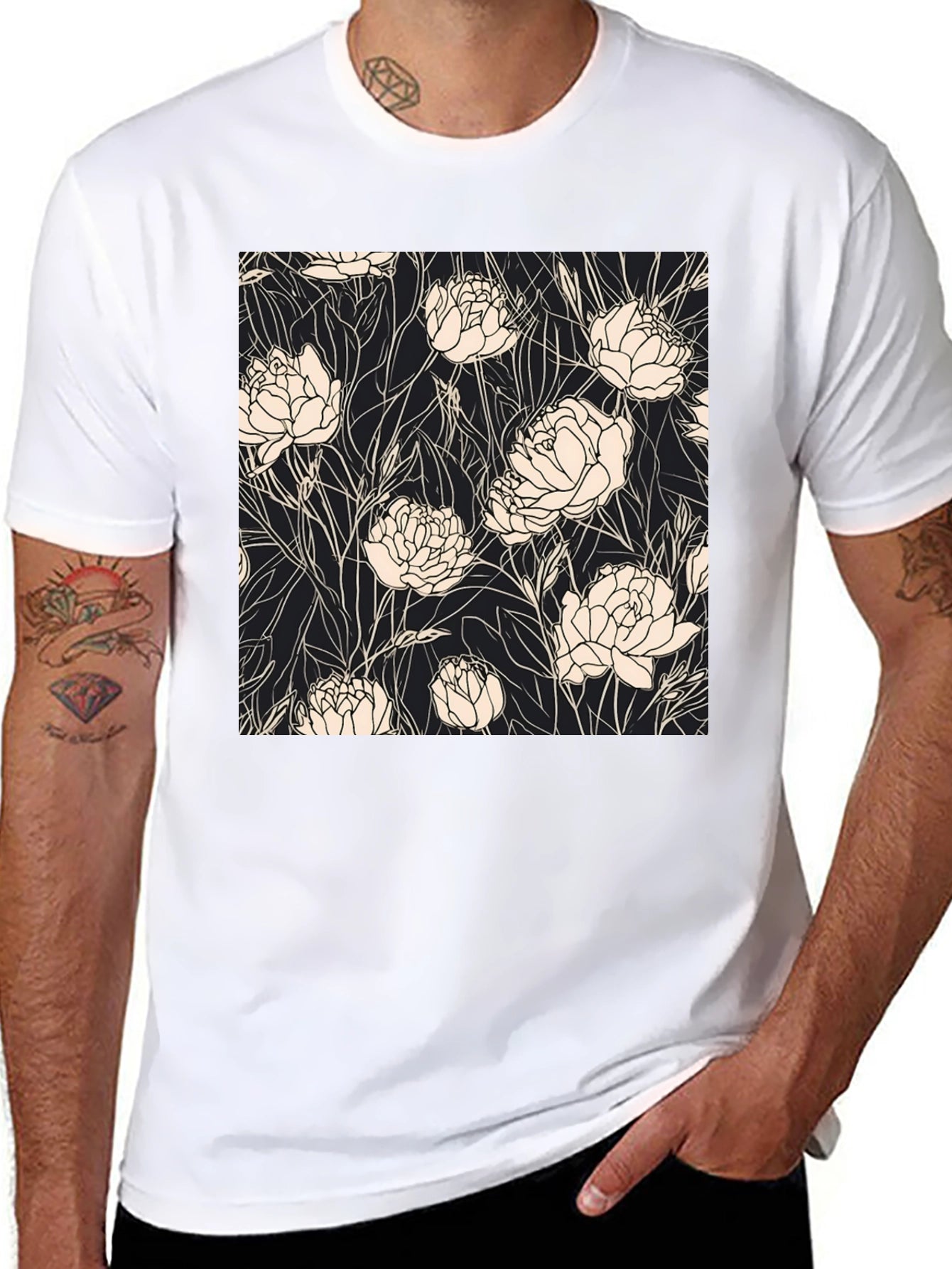 Floral Print Tee