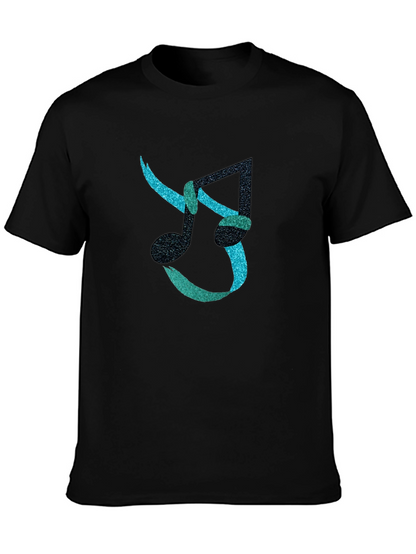 Stylish Music Note Graphic T-Shirt